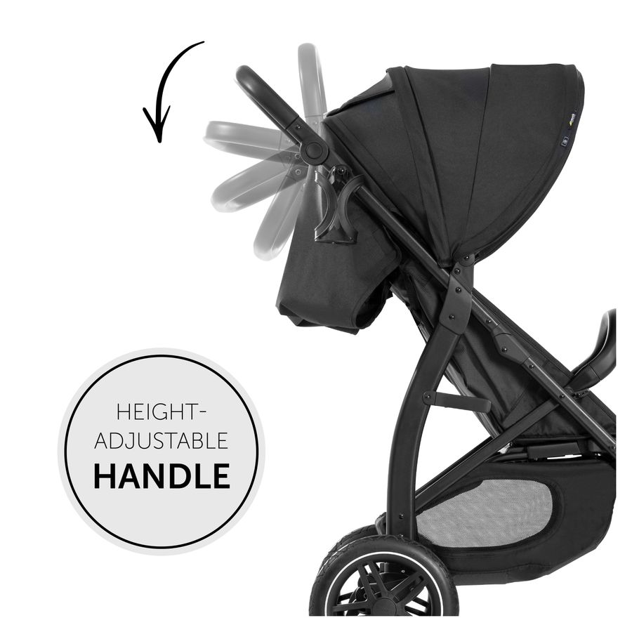 Height-adjustable handlebar