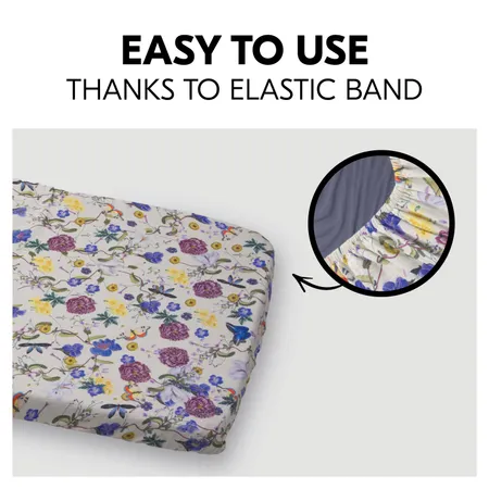 Easy to attach to mattress with elastic band