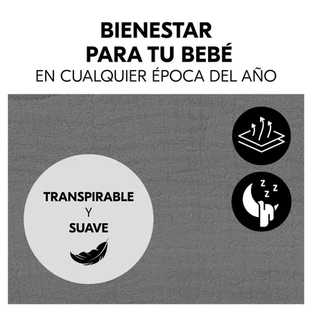 Agradable para tu bebé durante todo el año