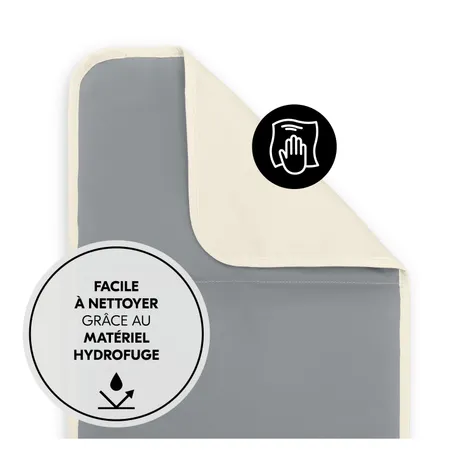 Surface hydrofuge facile à essuyer