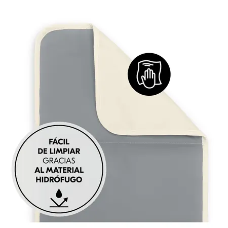 Fácil de limpiar gracias al material impermeable