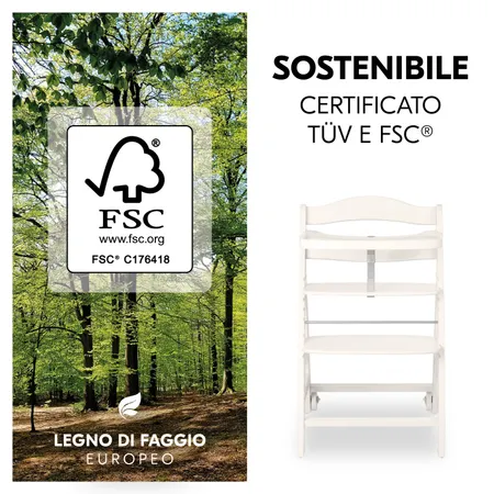 Legno sostenibile e certificato FSC®