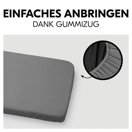 Einfaches Anbringen an Matratze dank Gummizug
