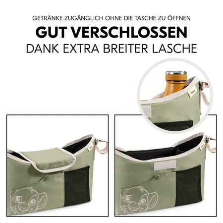 Leicht zugänglich dank praktischem Verschluss