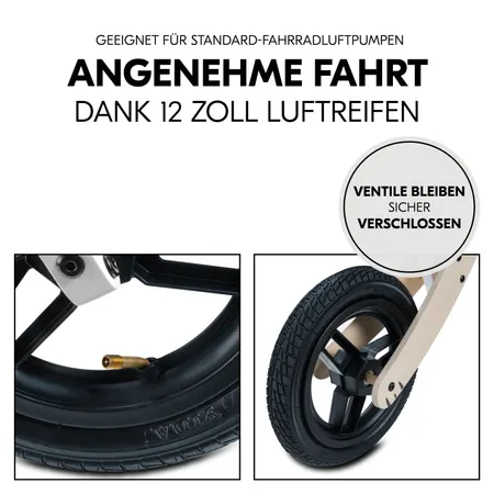 Angenehmes Fahren dank Luftbereifung