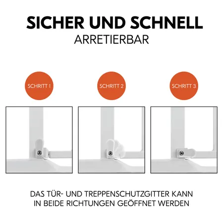 Sicher und schnell arretierbar
