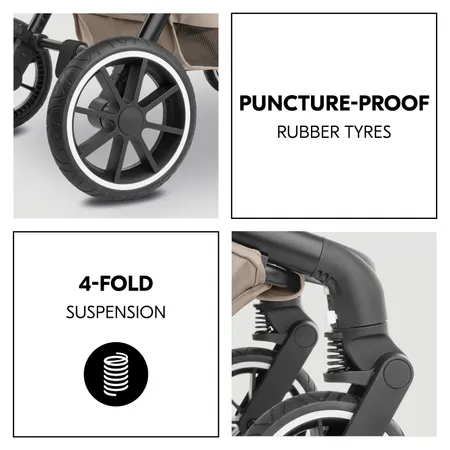 Puncture-proof and good suspension