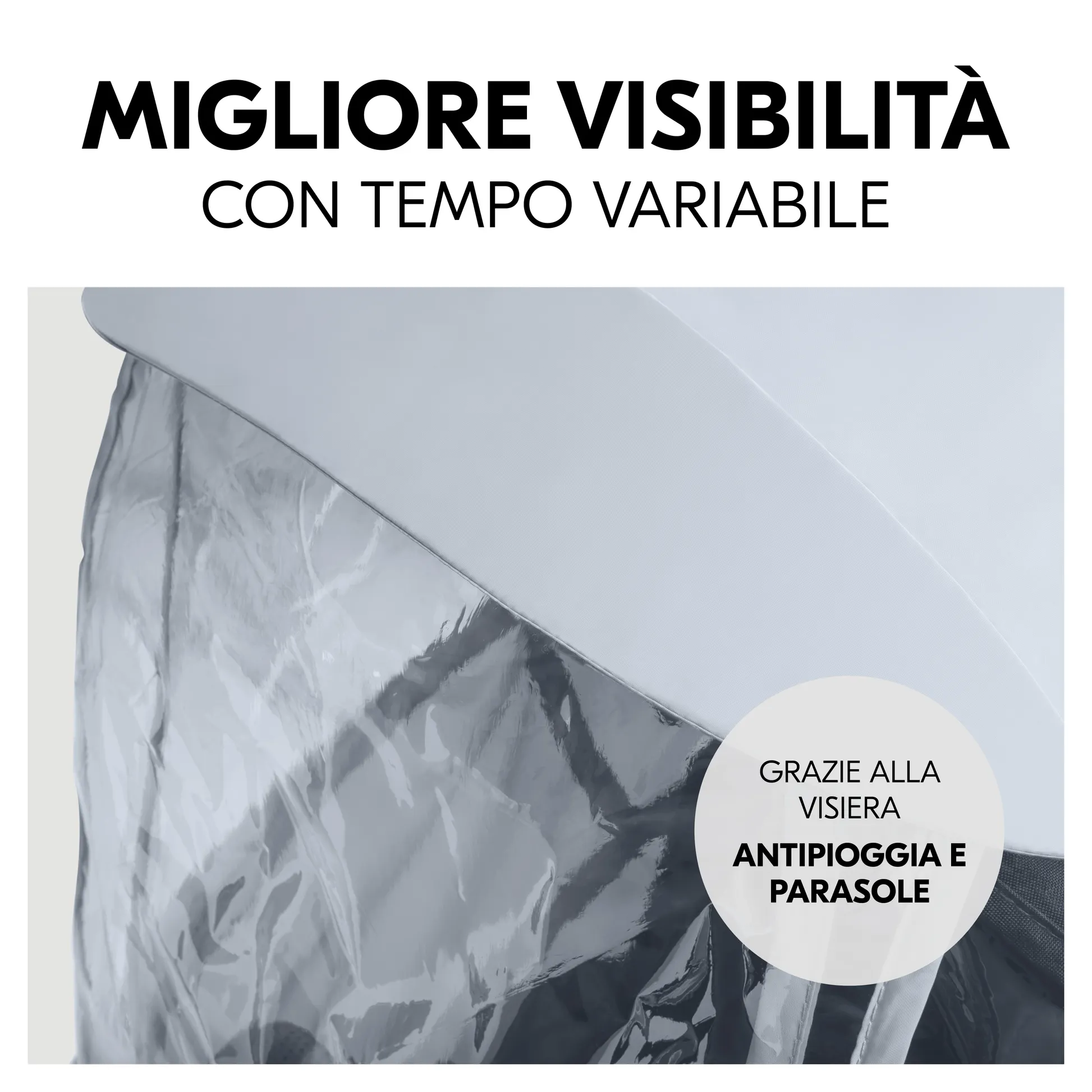 2 in 1 Pushchair Raincover