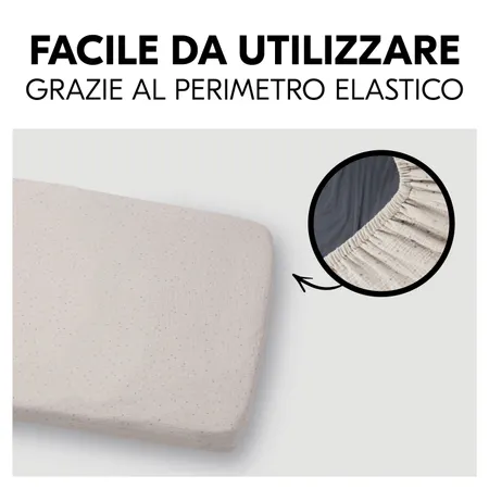 Facile da fissare al materasso grazie all'elastico