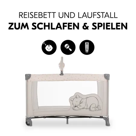 Reisebett und Laufstall in einem