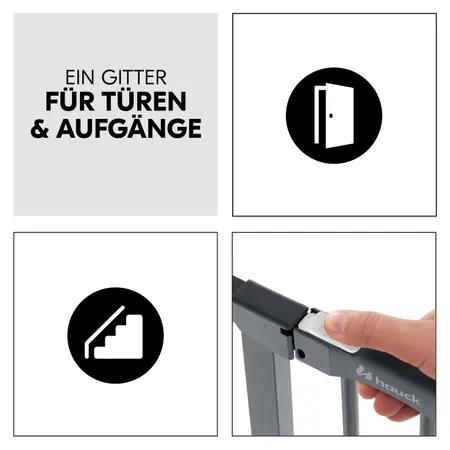 Klemmgitter für Türen und Treppen 96-101 cm breit