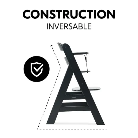 Ne bascule pas grâce à sa construction stable