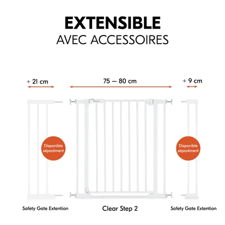 Adaptable avec les extensions séparées