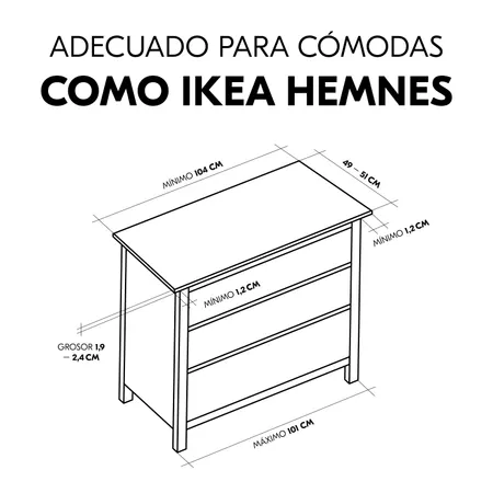 ¡Convierte tu cómoda en un cambiador!