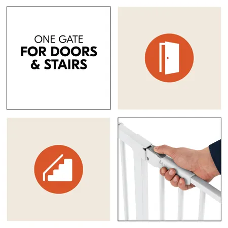 Pressure fit gate for standard doors and openings
