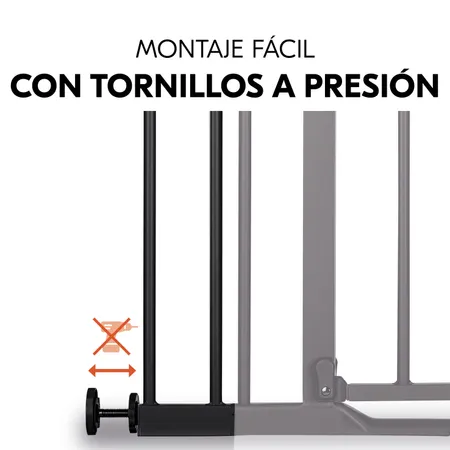 Montaje a presión simple y estable