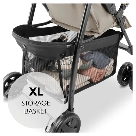 Ample storage space in the XL basket