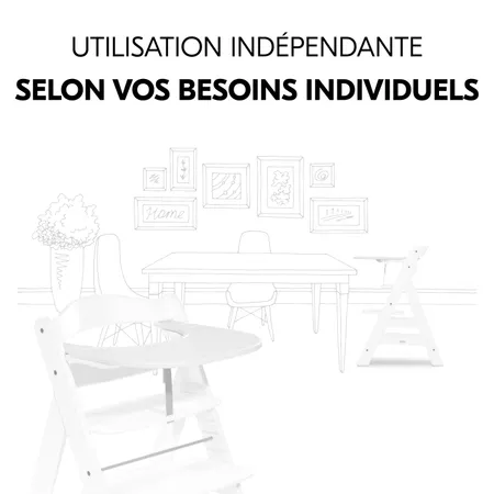 Permet d'utiliser l'Alpha+ loin de la table