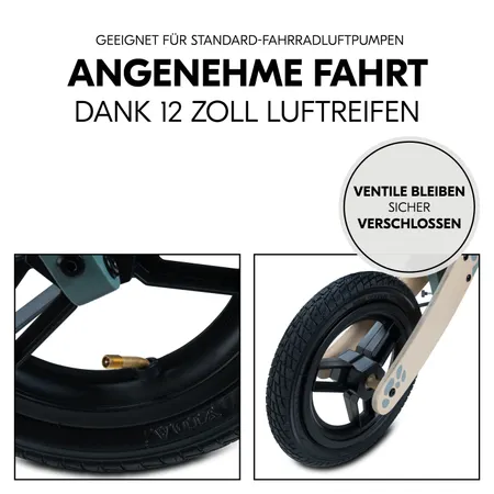Angenehmes Fahren dank Luftbereifung