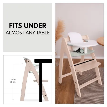 Fits under almost any table