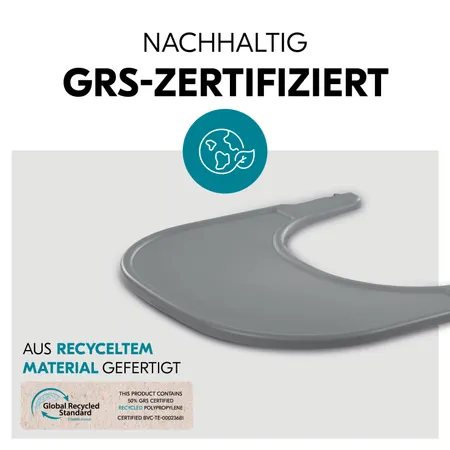Nachhaltiges und GRS-zertifiziertes Material
