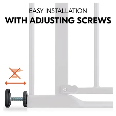 Clamping gate with pressure fit