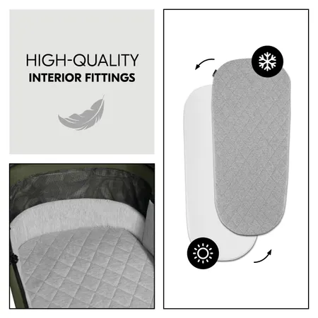 Large and comfy carrycot for everyday luxury