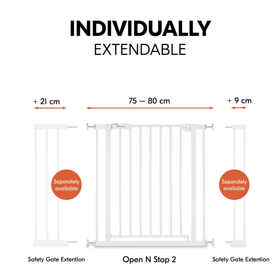 Expandable with separate extensions