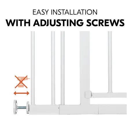 Clamping gate with pressure fastening