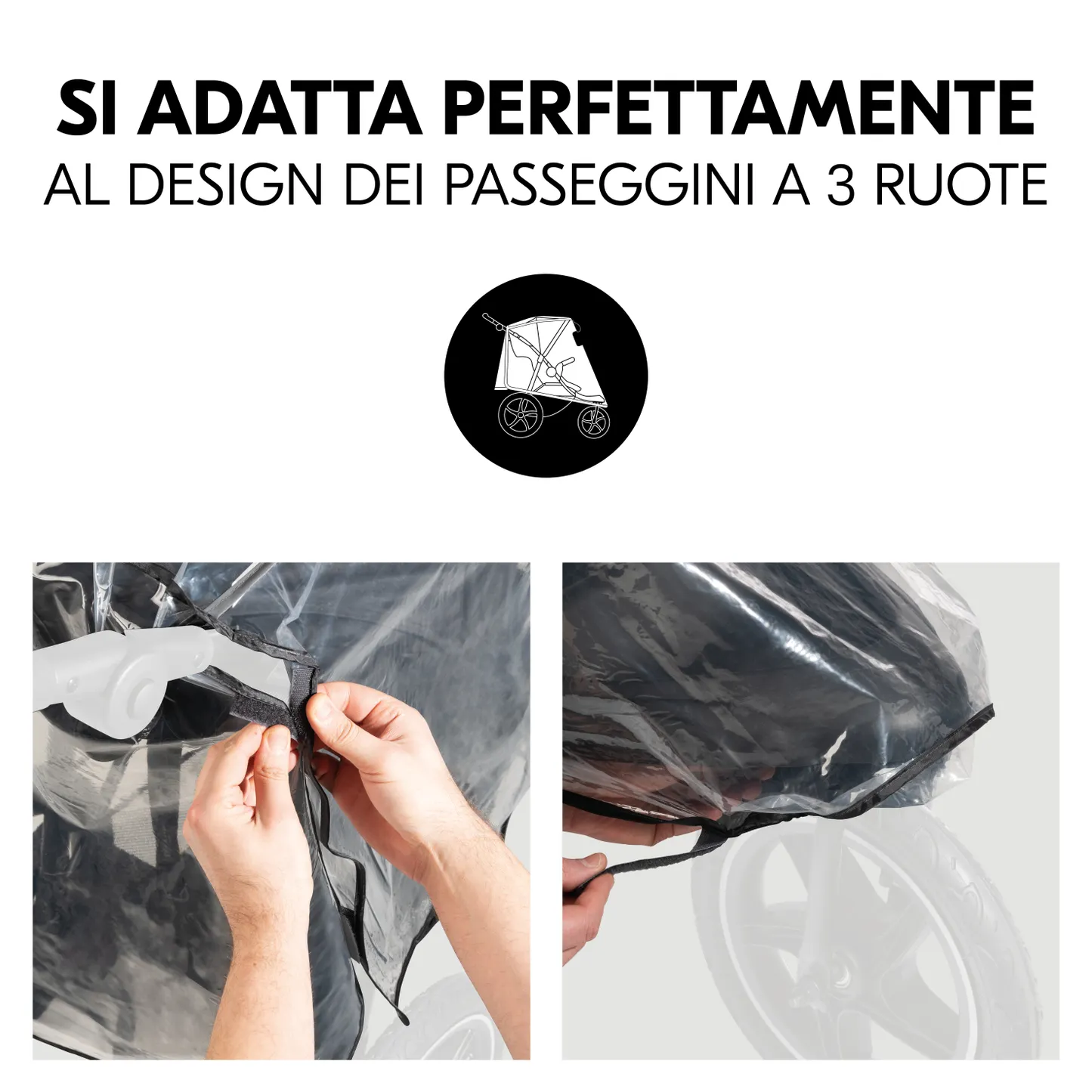 Pushchair Raincover 3W