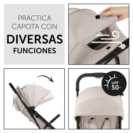 Toldo solar con protección UV y ventanilla