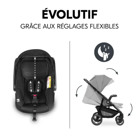 Siège évolutif s’adaptant à la croissance