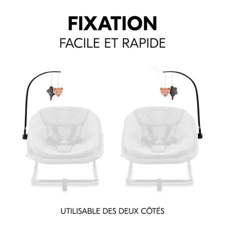 Il suffit de le fixer et c’est parti
