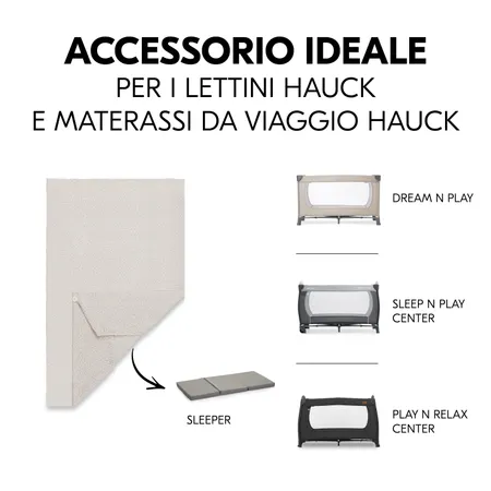 Accessorio ideale per i lettini da viaggio hauck