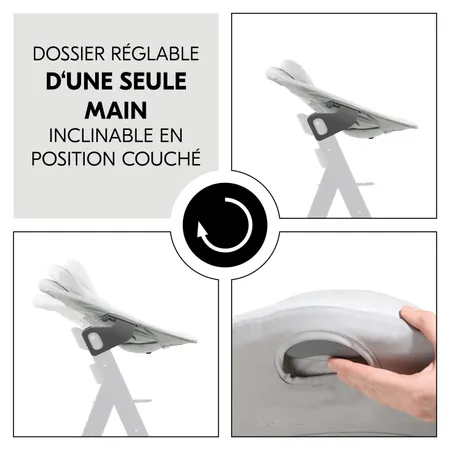 Dossier réglable : pour bébés curieux ou fatigués