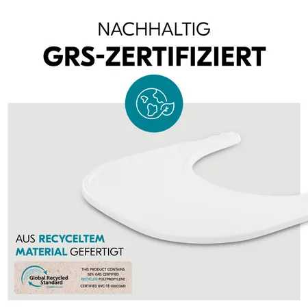 Nachhaltiges und GRS-zertifiziertes Material