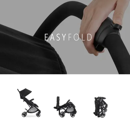 Einfach und schnell faltbar – mit nur einer Hand