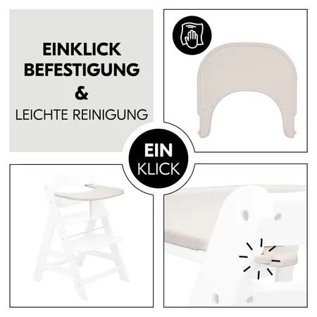 Einklick-Befestigung und leichte Reinigung