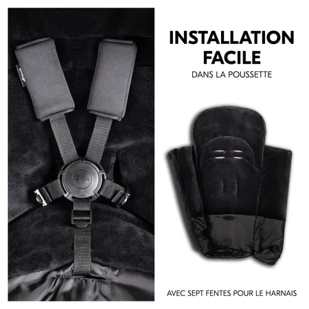 Fixation facile à la poussette