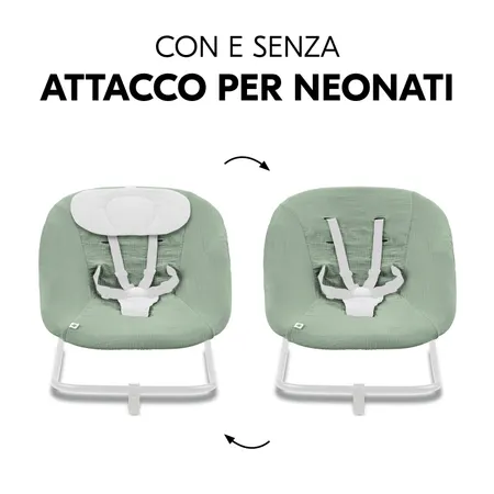 Con e senza attacco per neonati