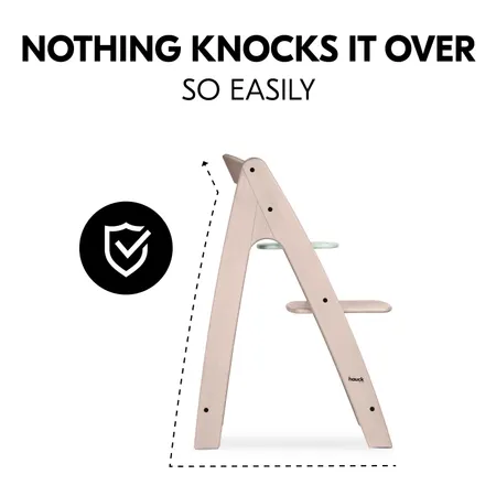 Nothing knocks it over so easily