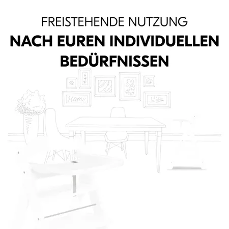 Ermöglicht freistehende Nutzung des Alpha+