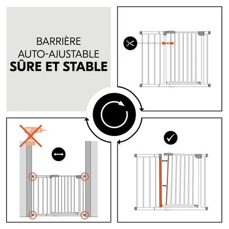 Barrière auto-ajustable