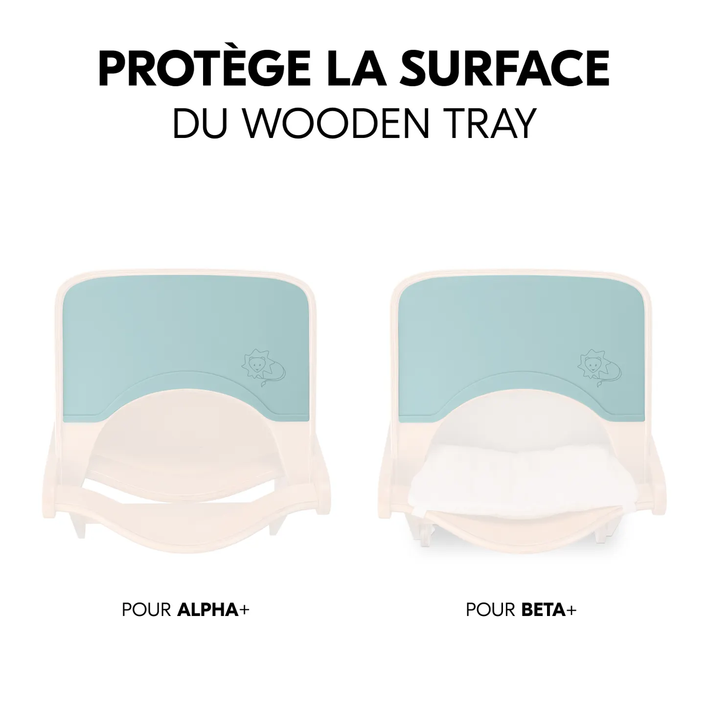 Highchair Wooden Tray Mat