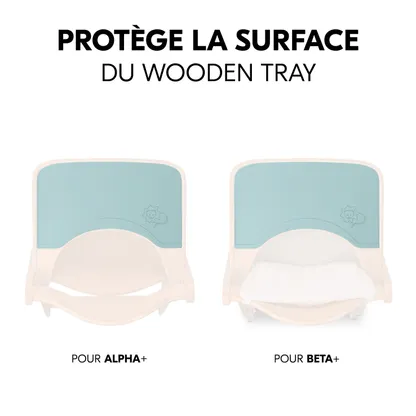 Highchair Wooden Tray Mat