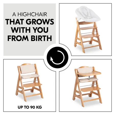 An ergonomic, grow-along highchair for life