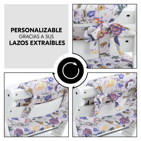 Personalizable gracias a sus lazos extraíbles