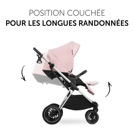Position couchée pour les longues randonnées