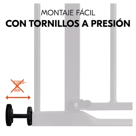 Verja de seguridad con ajuste a presión