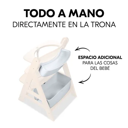 Todo a mano directamente en la trona